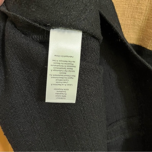 Talbots Color Block Neutrals Cotton Dress Size 6 - Picture 2 of 6